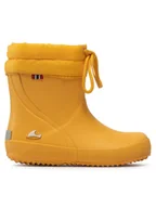 Buty dla dziewczynek - Viking Kalosze Alv Indie 1-16000-7213 Żółty - miniaturka - grafika 1