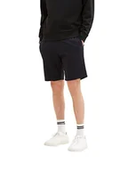 Spodenki damskie - TOM TAILOR Denim Męskie szorty bermudy, 2999 - Black, L - miniaturka - grafika 1