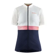 Koszulki rowerowe - Damska Koszulka CRAFT CORE ENDUR JERSEY W WHISPER/BLAZE 1910561-904396 – Granatowy - miniaturka - grafika 1
