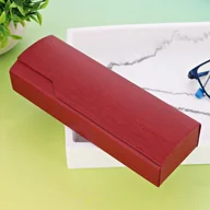 Akcesoria do okularów - Etui okularowe na magnes STHC-15C bordowe - miniaturka - grafika 1