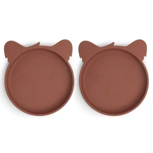 2 Talerzyki Silikonowe Koala Mahogany Nuuroo - Miseczki i talerzyki dla dzieci - miniaturka - grafika 1