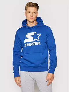 Bluzy męskie - Starter Bluza SMG-001-BD Niebieski Regular Fit - grafika 1