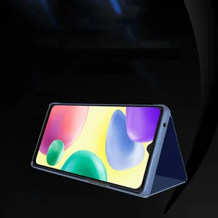 Clear View Case etui Xiaomi Redmi 10C pokrowiec z klapką czarne - Etui i futerały do telefonów - miniaturka - grafika 3
