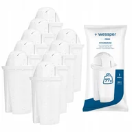 Wkłady filtrujące - Filtr do wody Wessper aquaclassic STANDARD do dzbanka Dafi zamiennik 9 szt - miniaturka - grafika 1