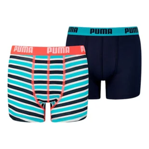 Bielizna dla chłopców bokserki Puma Basic Printed Stripe 935452 zestaw 2-pak r.140 - Majtki męskie - miniaturka - grafika 1