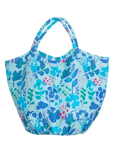 Overbeck and Friends Shopper bag "Viola" w kolorze niebieskim - 63 x 45 x 29 cm - Torebki damskie - miniaturka - grafika 1