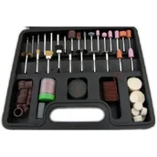 Zestawy narzędziowe - VERTO Akcesoria do miniwiertarki 100szt 50G029 - miniaturka - grafika 1