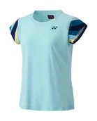 Koszulki sportowe damskie - Koszulka damska Yonex Women's Crew Neck Shirt 20754 Cyan XL - miniaturka - grafika 1