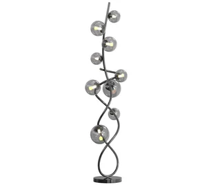 Wofi 3014-905 - LED Lampa podłogowa NANCY 9xG9/3,5W/230V czarna chrom - Lampy stojące - miniaturka - grafika 1