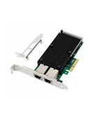 Karty sieciowe - MICROCONNECT MC-PCIE-X550 PCIE X4 DUAL RJ45 10 GBE X550 MCPCIEX550 MCPCIEX550 MC-PCIE-X550 - miniaturka - grafika 1