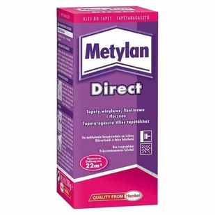 Metylan Klej Do Tapet Flizelinowych  Direct Biały 200 G - Kleje i inne preparaty budowlane - miniaturka - grafika 1