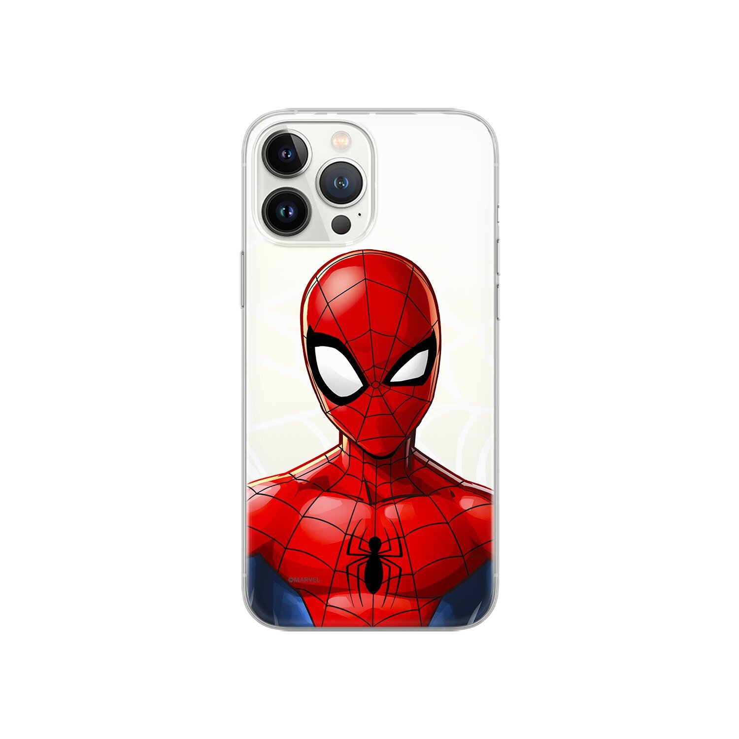 Etui na telefon komórkowy Spider Man 012 Marvel częściowy nadruk przezroczysty kompatybilny z Samsung Galaxy A22 5G