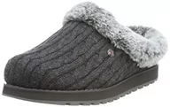 Kapcie damskie - Skechers Damskie pamiątki - Ice Angel Low-Top Kapcie, 4, - Grey Charcoal - 36.5 EU - miniaturka - grafika 1