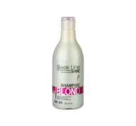 Szampony do włosów - Stapiz Sleek Line Blush Blond, szampon nadający różowy odcień, do włosów blond z jedwabiem, 300 ml - miniaturka - grafika 1