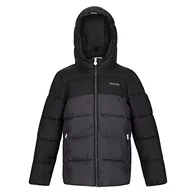 Kurtki i płaszcze dla chłopców - Regatta Unisex dziecięca kurtka typu Lofthouse V, Czarny/popiół, 3 Lata - miniaturka - grafika 1