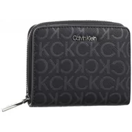 Portfele - Portfel CK Must MD Zip Around Mono Black Monogram Pu K60K612433 0GM (CK537-a) Calvin Klein - miniaturka - grafika 1