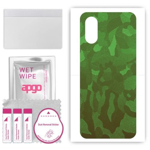 folia naklejka skórka strukturalna na TYŁ do Sony Xperia 10 VI - Moro Camo Zielony - apgo SKINS