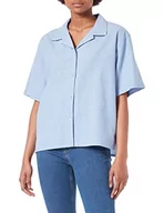 Koszule damskie - JJXX koszula damska JXLisa Comfort Fit lniana, Cashmere Blue, S - miniaturka - grafika 1