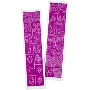 Essence Nail Art Stencils Manicure Zestaw - Akcesoria do paznokci - miniaturka - grafika 1