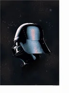 Plakaty - Disney plakat Klasyczne hełmy Star Wars Vader czarnym - 610203 - 30 x 40 cm - miniaturka - grafika 1