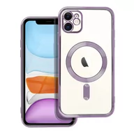 Etui i futerały do telefonów - Etui Futerał Electro Mag Cover do iPhone 11 fioletowy - miniaturka - grafika 1