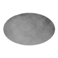 Dywaniki łazienkowe - Dywanik łazienkowy Skin popiel owalny 80 x 50 cm BA-DE - miniaturka - grafika 1