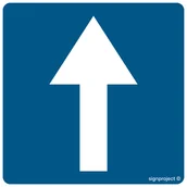 Systemy ekspozycyjne i znaki informacyjne - SA051 ZNAK DROGOWY D-3, FO - FOLIA ODBLASKOWA; (600X600MM) - miniaturka - grafika 1