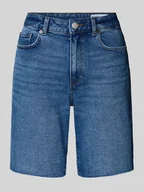 Spodenki damskie - Szorty jeansowe o kroju regular fit z mieszanki bawełny model ‘CLEO’ - miniaturka - grafika 1
