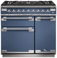 Kuchenki gazowo-elektryczne - Falcon Elise 90 Niebieski stone szczotkowany nikiel - miniaturka - grafika 1