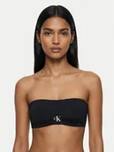 Stroje kąpielowe - Calvin Klein Swimwear Góra od bikini LV00Q61101 Czarny - miniaturka - grafika 1