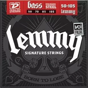 Dunlop Lemmy Kilmister Motorhead Signature struny do gitary basowej 50/105 - Struny gitarowe  - miniaturka - grafika 1