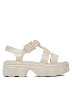 Sandały damskie - Melissa Sandały Melissa Ella Ad 35791 Beżowy - miniaturka - grafika 1