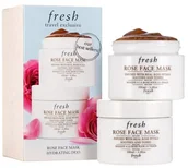 Maseczki do twarzy - Fresh Set Duo, Fresh, Rose, Soothing & Toning, Cream Mask, For Face, 2 pcs, 100 ml For Women - miniaturka - grafika 1