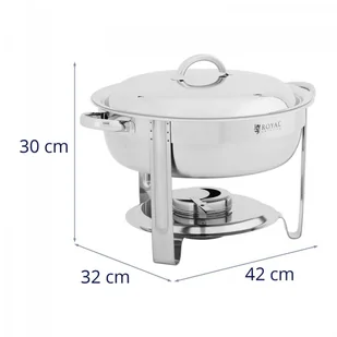Podgrzewacz do potraw - okrągły - 3,5 l ROYAL CATERING 10012832 RCCD_RT16_3.5L - Inne urządzenia gastronomiczne - miniaturka - grafika 5