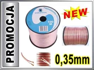 Kable - KAB0353 Kabel głośnikowy CCA 2x0.35mm CABLETECH 1m - miniaturka - grafika 1