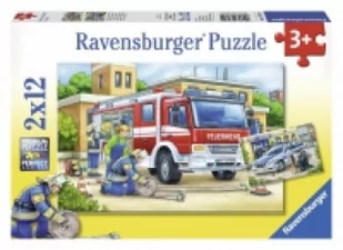 Ravensburger Puzzle 2x12 el Policja i Straż 075744 - Puzzle - miniaturka - grafika 2