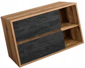 Szafki łazienkowe - Wisząca loftowa szafka z szufladami pod umywalkę nablatową M4-F38 - miniaturka - grafika 1