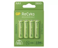 Ładowarki i akumulatory - GP Batteries 4 x akumulatorki AA R6 ReCyko 2700 Series Ni-MH 2600mAh 270AAHCE-5EB4 - miniaturka - grafika 1