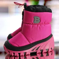 Moda i Uroda OUTLET - Śniegowce buty dziecięce zimowe ocieplane Bartek Fuksja 11624003 26 - miniaturka - grafika 1