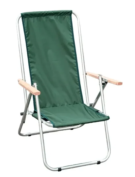 Leżak Plażowy Ogrodowy, Krzesło 120kg Aluminiowy