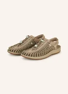 Sandały damskie - Keen Sandały Trekkingowe Uneek beige - miniaturka - grafika 1