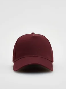 Reserved - Czapka z daszkiem - burgundowy - Czapki damskie - miniaturka - grafika 1