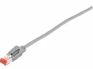 Patchcordy - BKT-ELEKTRONIK Patchcord BKT U/FTP kat.6A LSHF szary wtyk BKT RJ45 zaciskany 3m 2145H500.3 - miniaturka - grafika 1