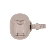 Smoczki uspokajające - Ubbi Dwukomorowy Pojemnik na Smoczek Taupe - miniaturka - grafika 1