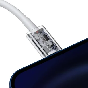 Baseus Superior kabel USB Typ C - Lightning Power Delivery 20 W 1 m Biały (CATLYS-A02) - Kable USB - miniaturka - grafika 7