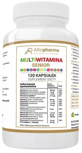 Altopharma Multiwitamina Senior 120 kapsułek 1146143 - Witaminy i minerały - miniaturka - grafika 1