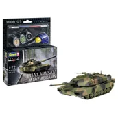 Modele do sklejania - Model set M1A1 AIM(SA)/ M1A2 Abrams - miniaturka - grafika 1
