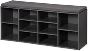 Szafki na buty - Szafka na buty KESPER z poduszką do siedzenia, szara, FSC 1592313 - miniaturka - grafika 1