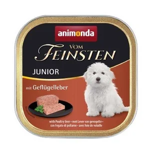 Animonda vom Feinsten Junior Wątróbka drobiowa 150g 4017721829762 - Mokra karma dla psów - miniaturka - grafika 2