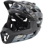 Kaski rowerowe - Bell Kask rowerowy Full Face Super Air R Mips Spherical Matte Gloss Black Camo BEL-7113676 - miniaturka - grafika 1